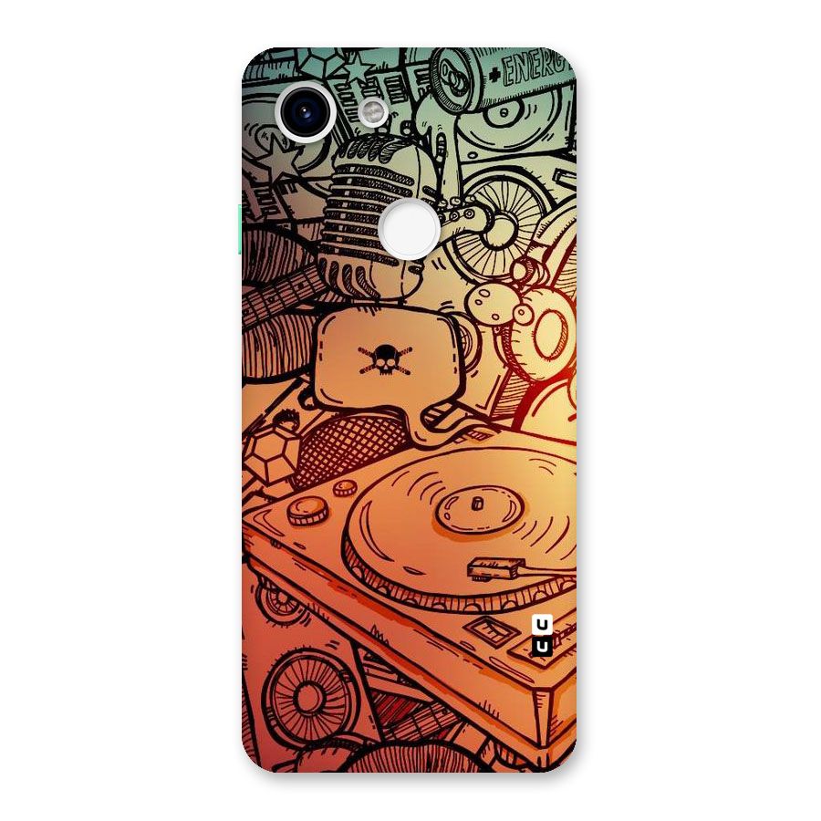 Vinyl Design Back Case for Google Pixel 3