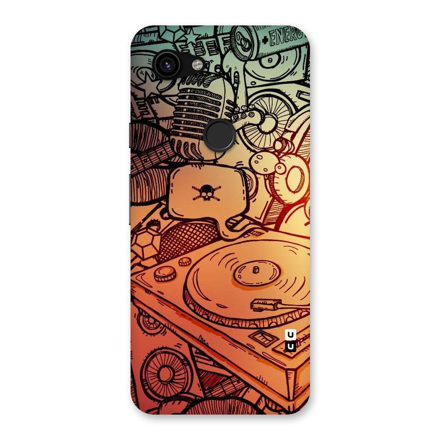 Vinyl Design Back Case for Google Pixel 3a