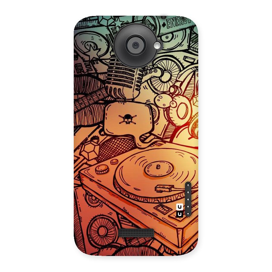 Vinyl Design Back Case for HTC One X