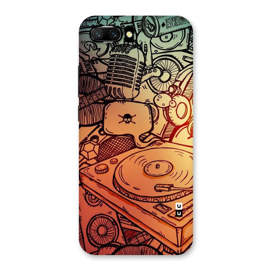 Vinyl Design Back Case for Honor 10