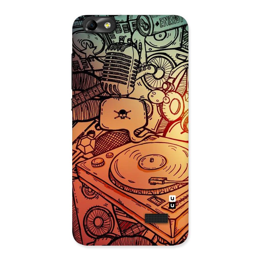 Vinyl Design Back Case for Honor 4C