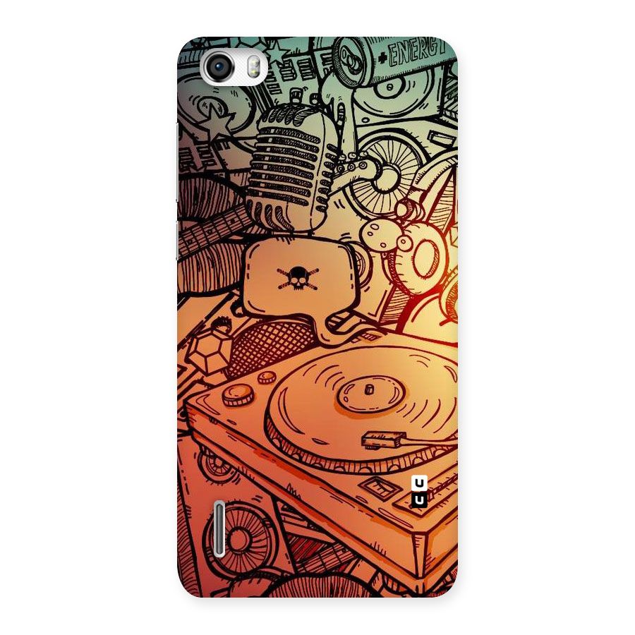 Vinyl Design Back Case for Honor 6