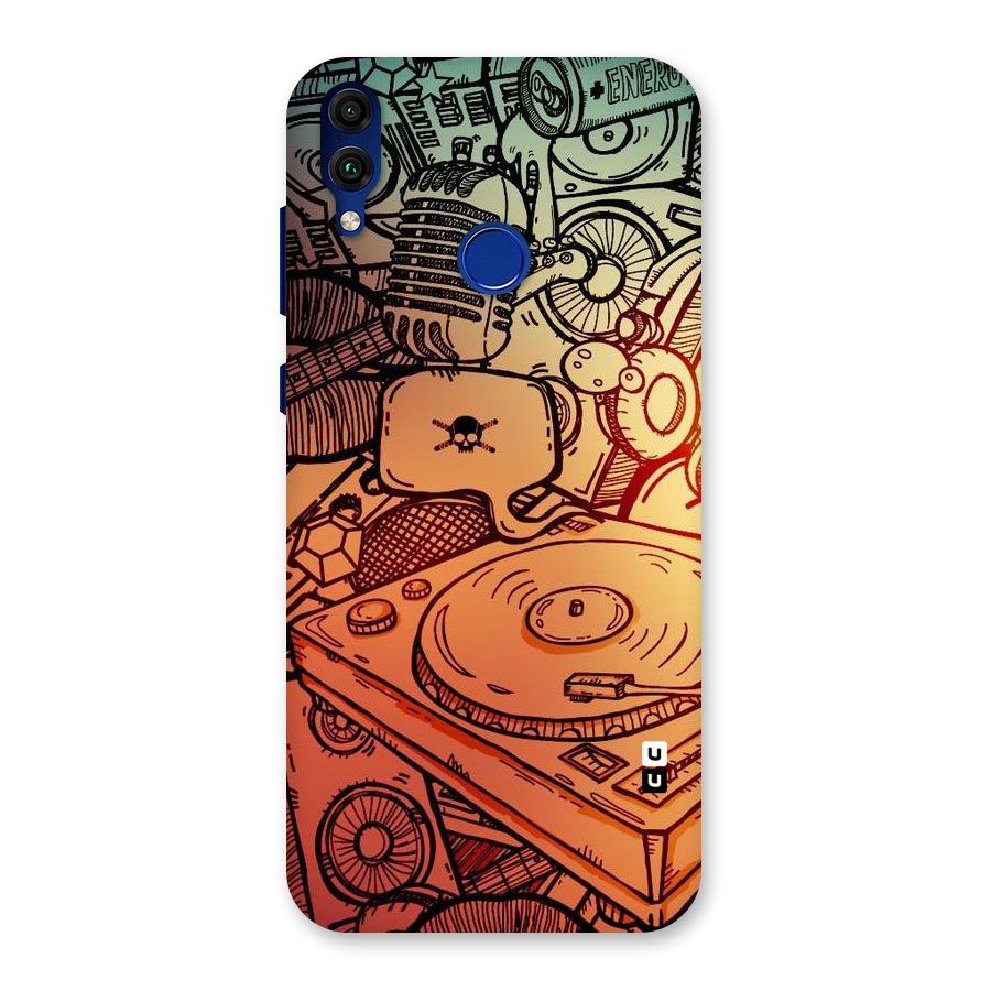 Vinyl Design Back Case for Honor 8C