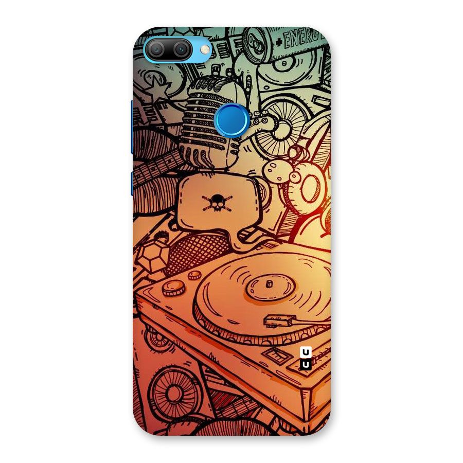 Vinyl Design Back Case for Honor 9N
