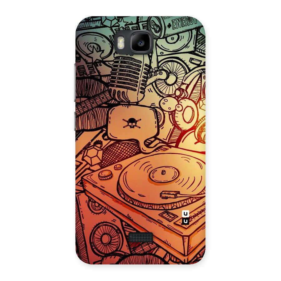 Vinyl Design Back Case for Honor Bee