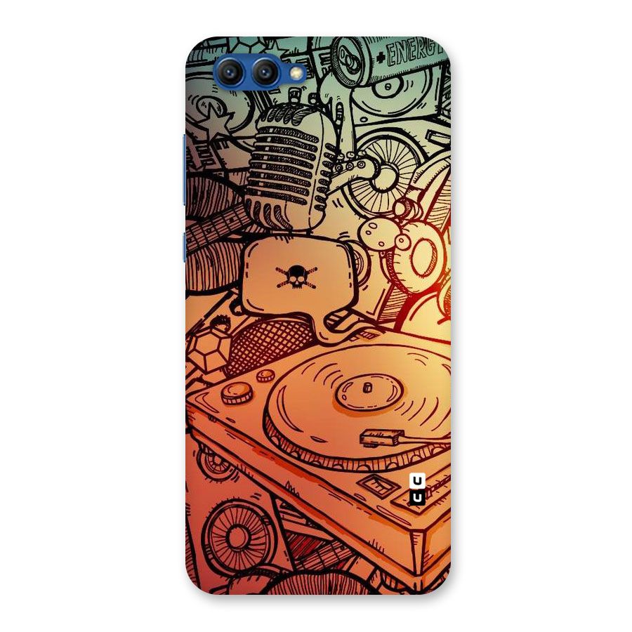 Vinyl Design Back Case for Honor View 10