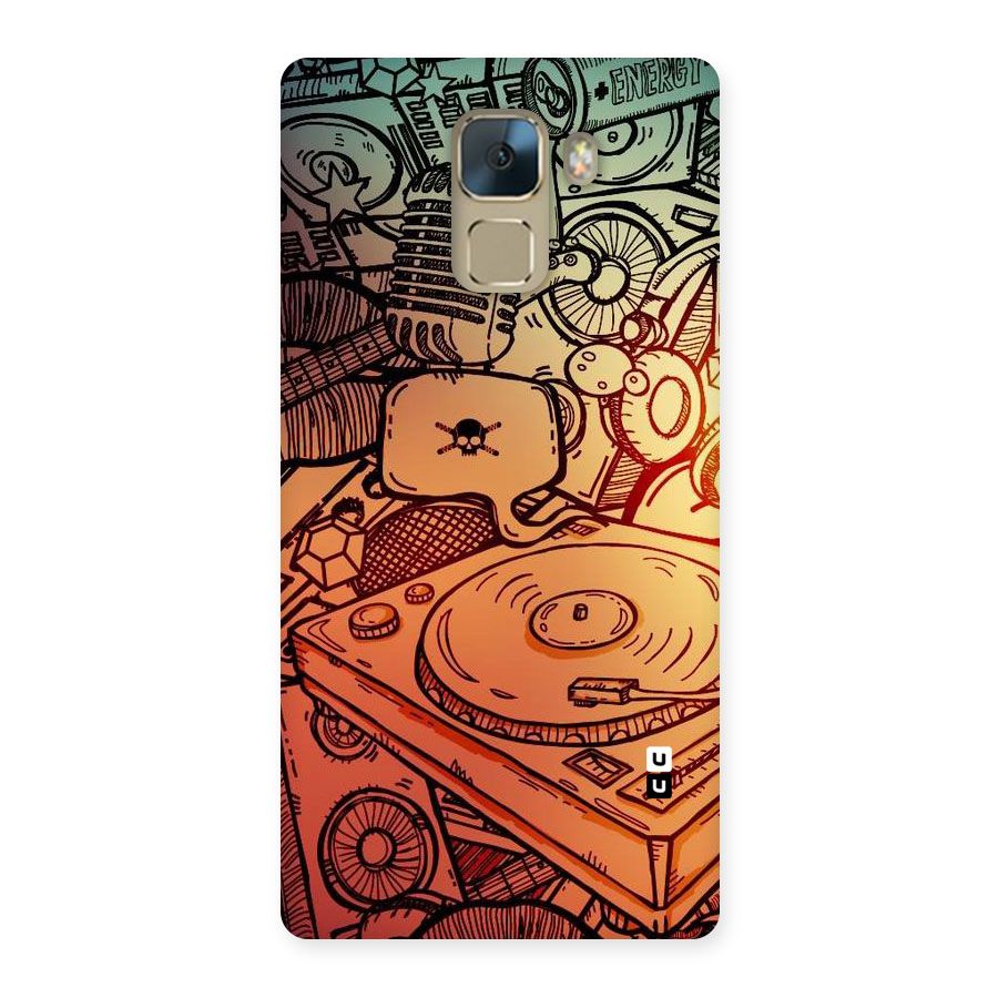 Vinyl Design Back Case for Huawei Honor 7