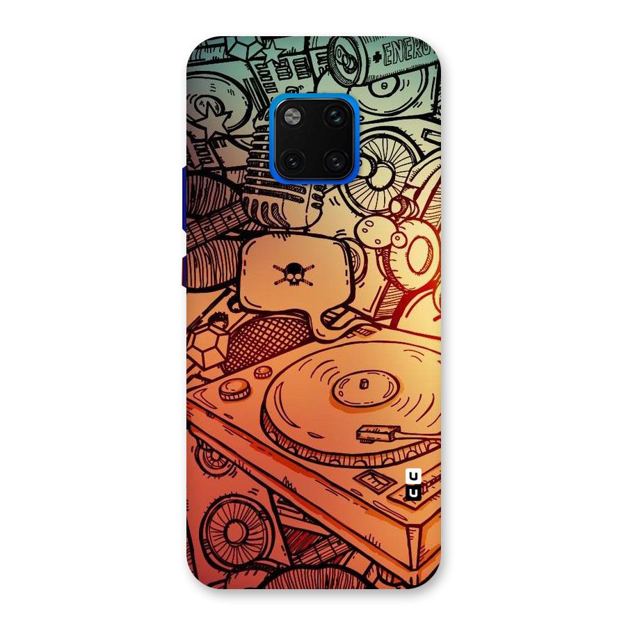 Vinyl Design Back Case for Huawei Mate 20 Pro
