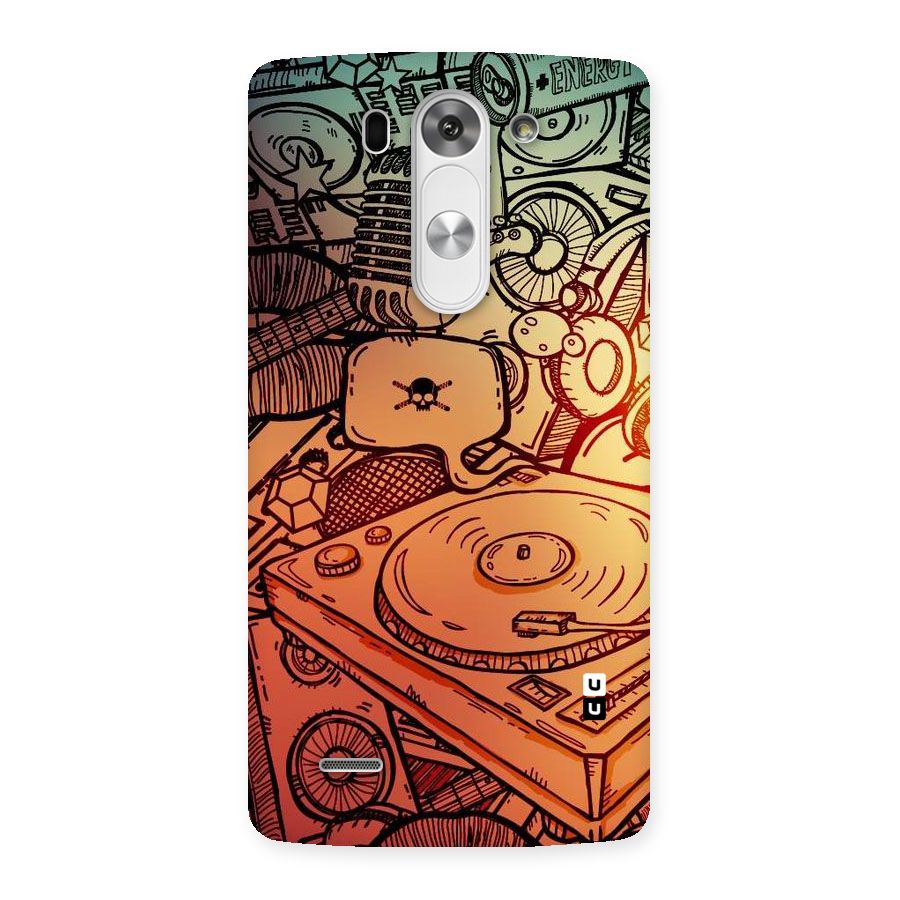 Vinyl Design Back Case for LG G3 Beat