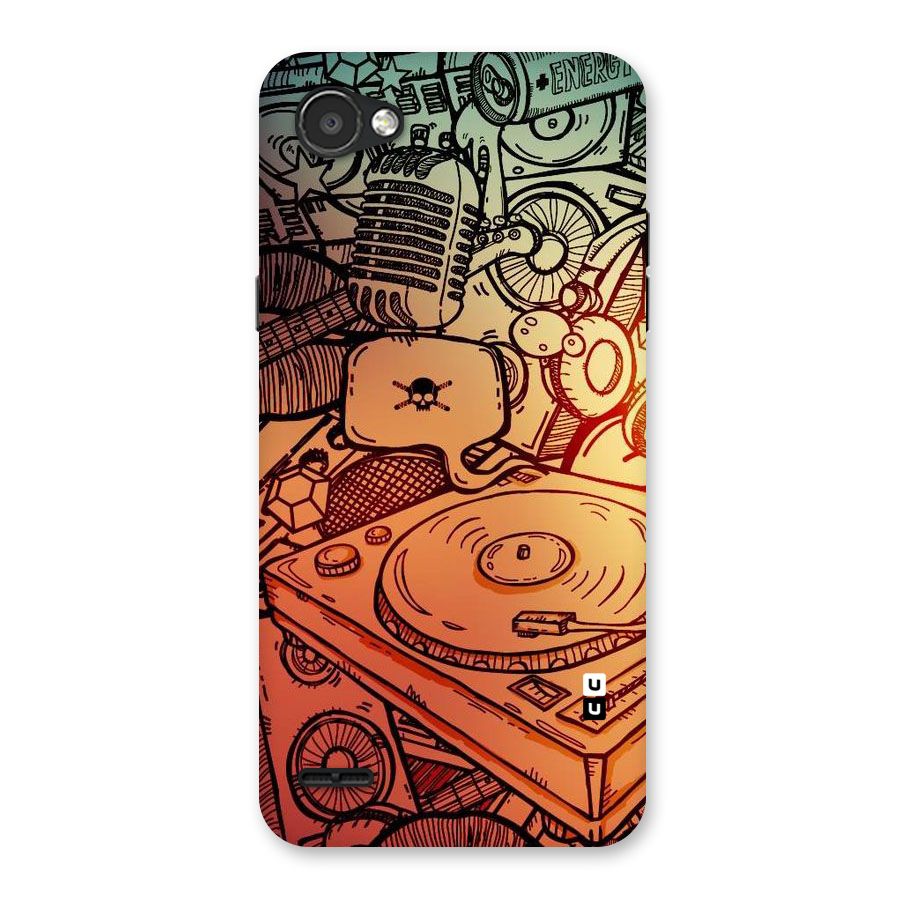 Vinyl Design Back Case for LG Q6