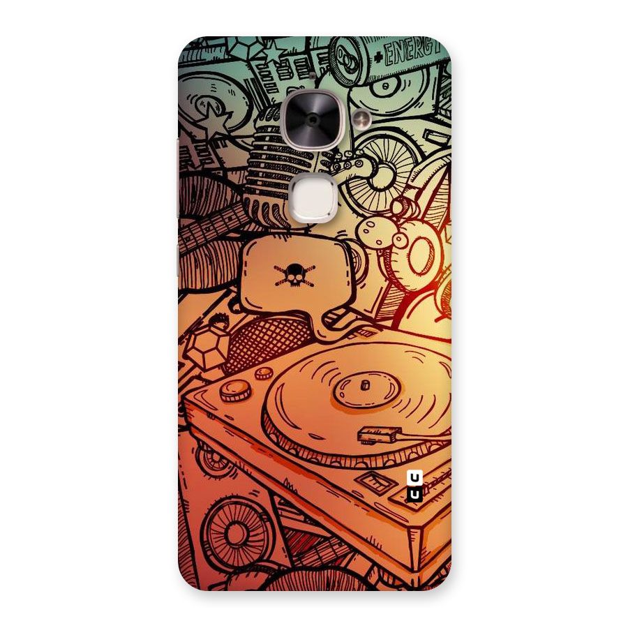 Vinyl Design Back Case for Le 2