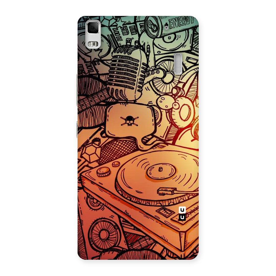 Vinyl Design Back Case for Lenovo K3 Note