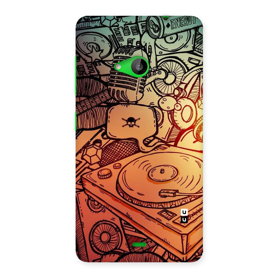 Vinyl Design Back Case for Lumia 535