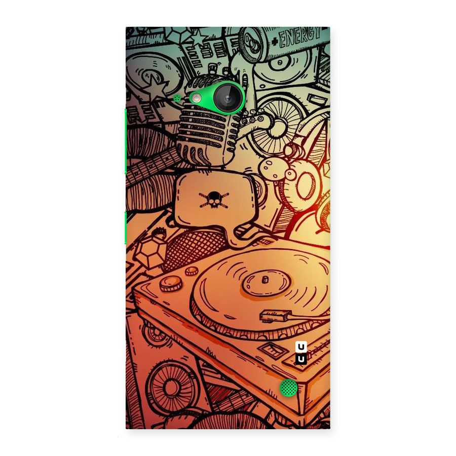 Vinyl Design Back Case for Lumia 730
