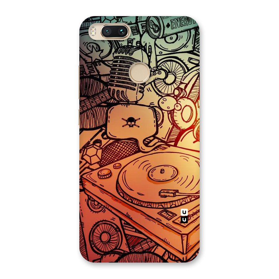 Vinyl Design Back Case for Mi A1