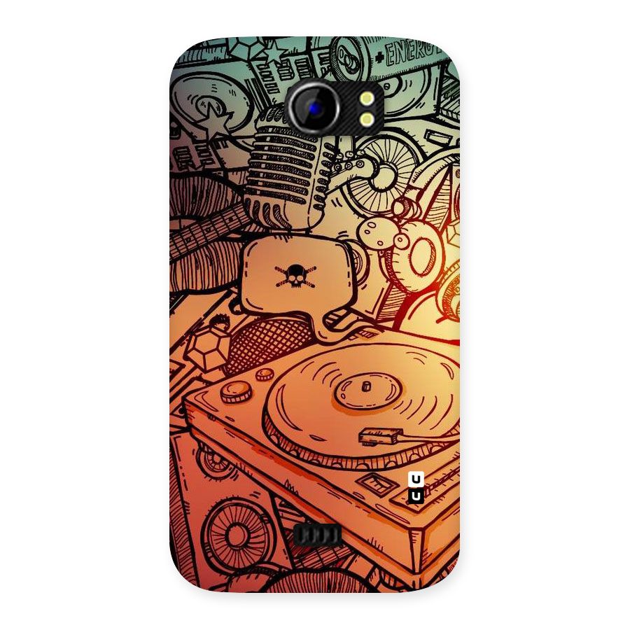 Vinyl Design Back Case for Micromax Canvas 2 A110