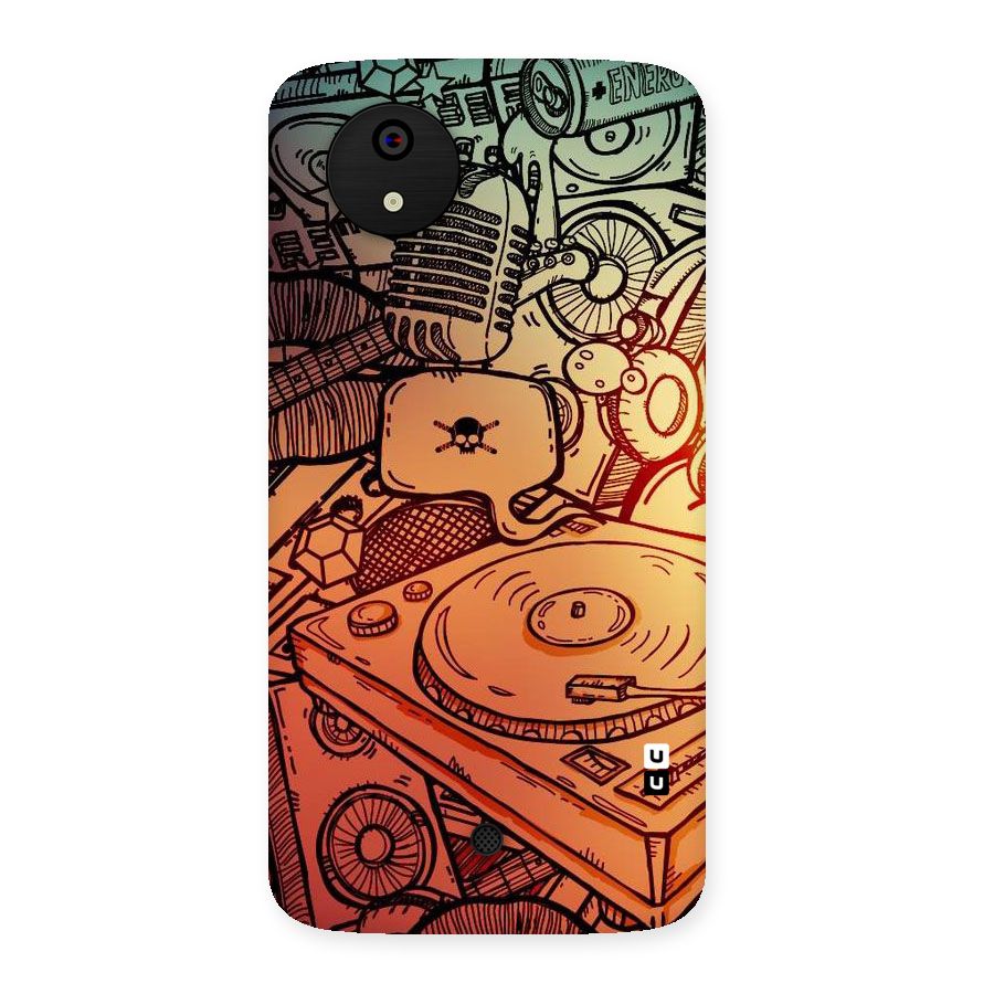 Vinyl Design Back Case for Micromax Canvas A1