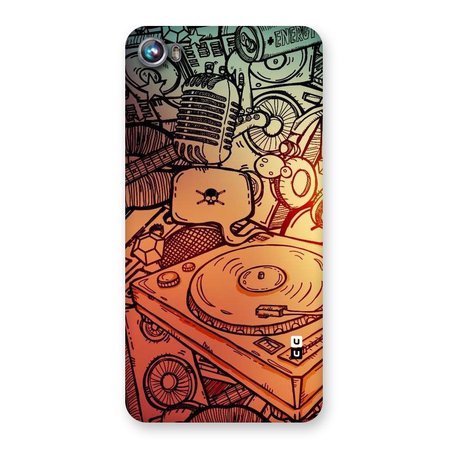 Vinyl Design Back Case for Micromax Canvas Fire 4 A107
