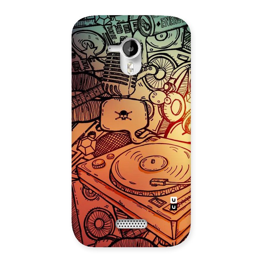 Vinyl Design Back Case for Micromax Canvas HD A116