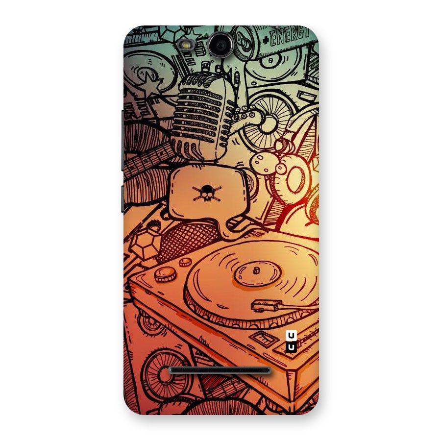 Vinyl Design Back Case for Micromax Canvas Juice 3 Q392