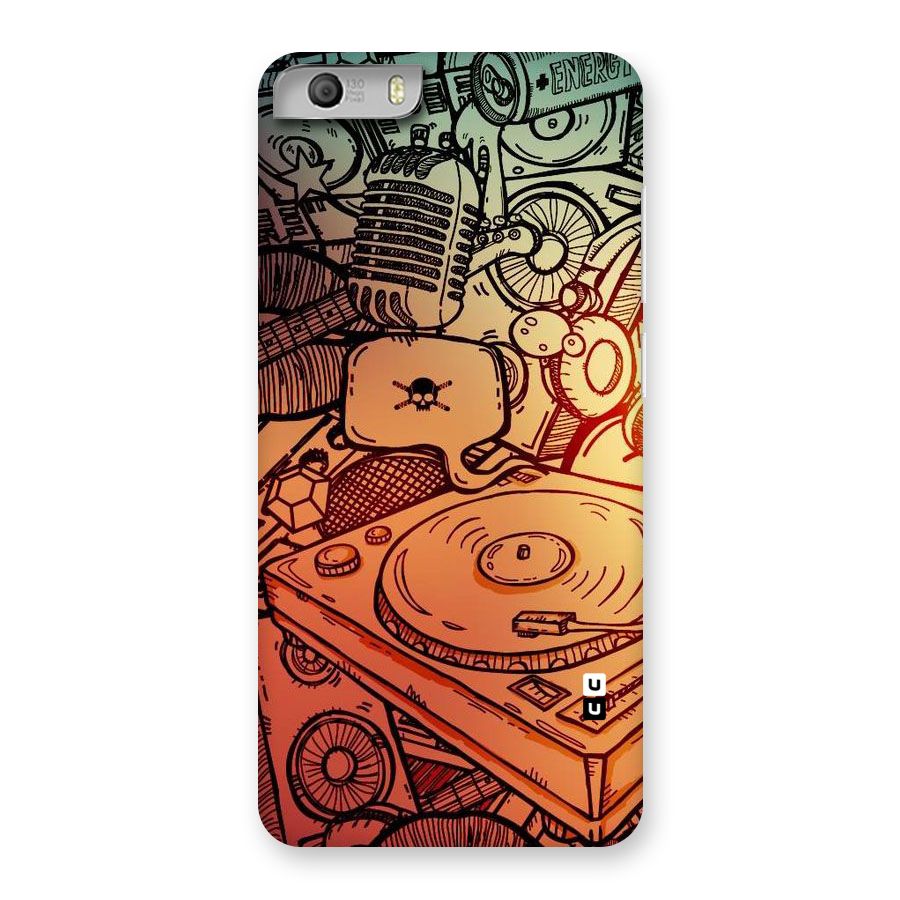 Vinyl Design Back Case for Micromax Canvas Knight 2