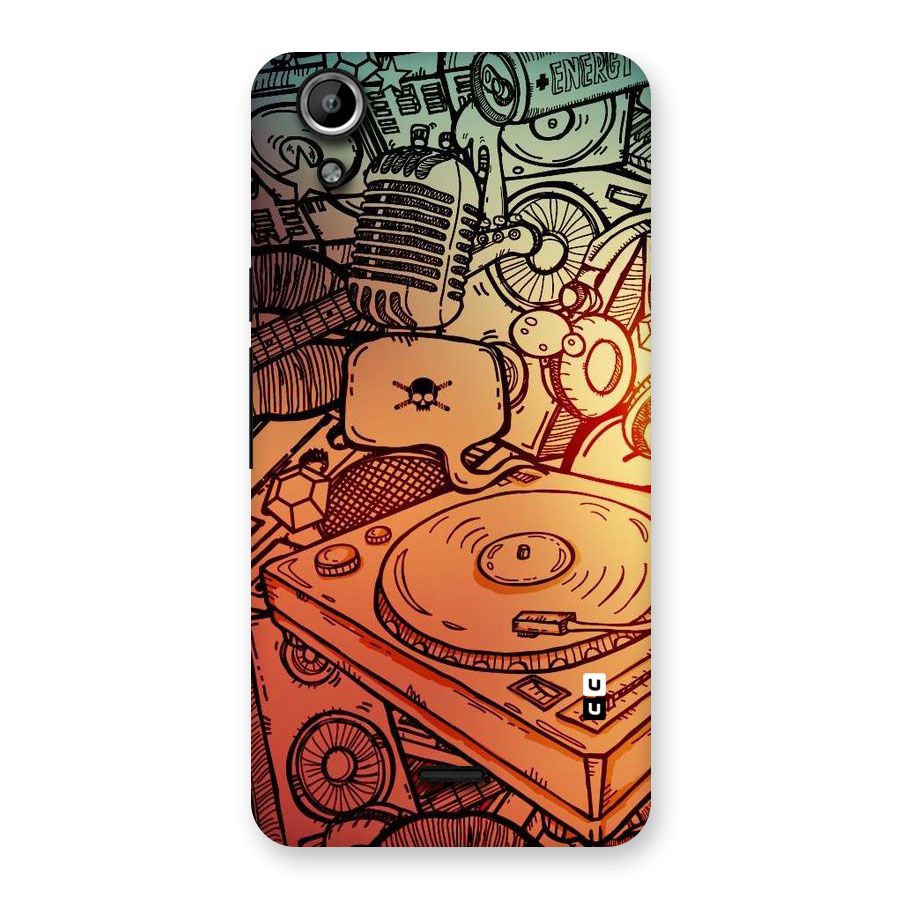 Vinyl Design Back Case for Micromax Canvas Selfie Lens Q345