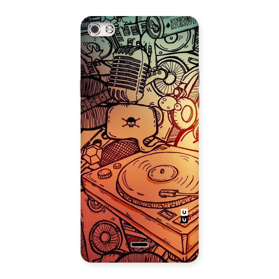 Vinyl Design Back Case for Micromax Canvas Silver 5