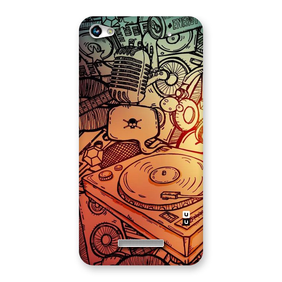 Vinyl Design Back Case for Micromax Hue 2