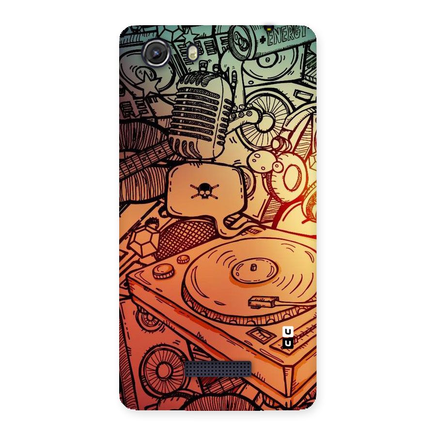 Vinyl Design Back Case for Micromax Unite 3