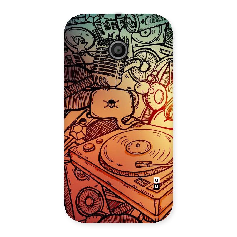 Vinyl Design Back Case for Moto E