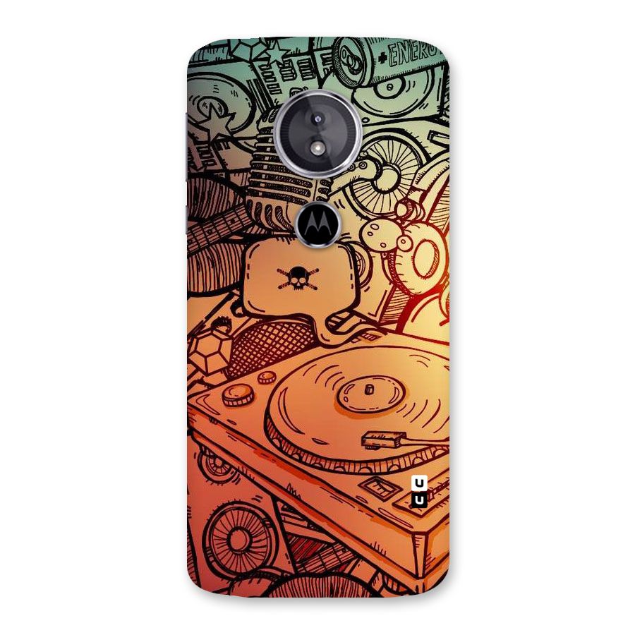 Vinyl Design Back Case for Moto E5