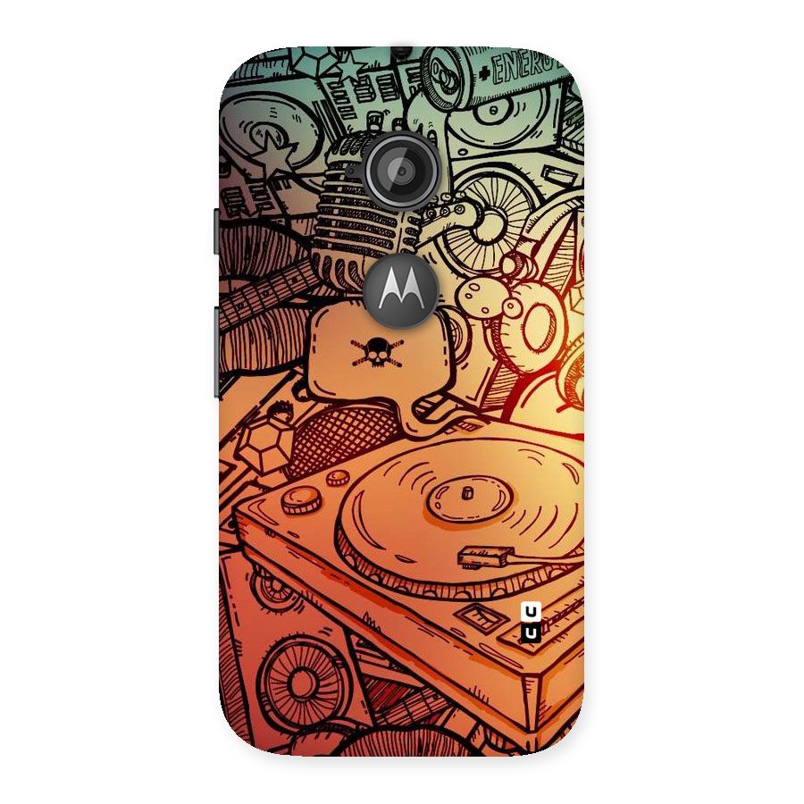 Vinyl Design Back Case for Moto E 2nd Gen