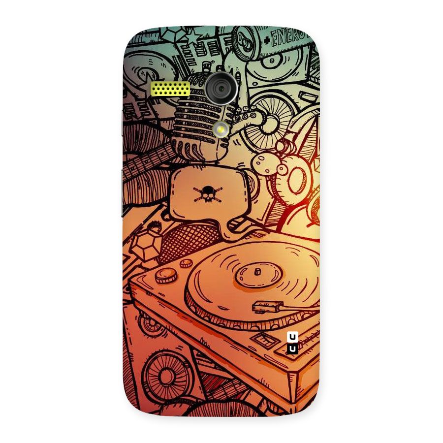 Vinyl Design Back Case for Moto G