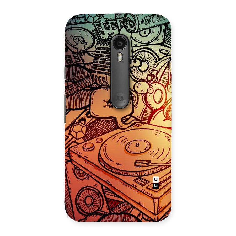 Vinyl Design Back Case for Moto G3