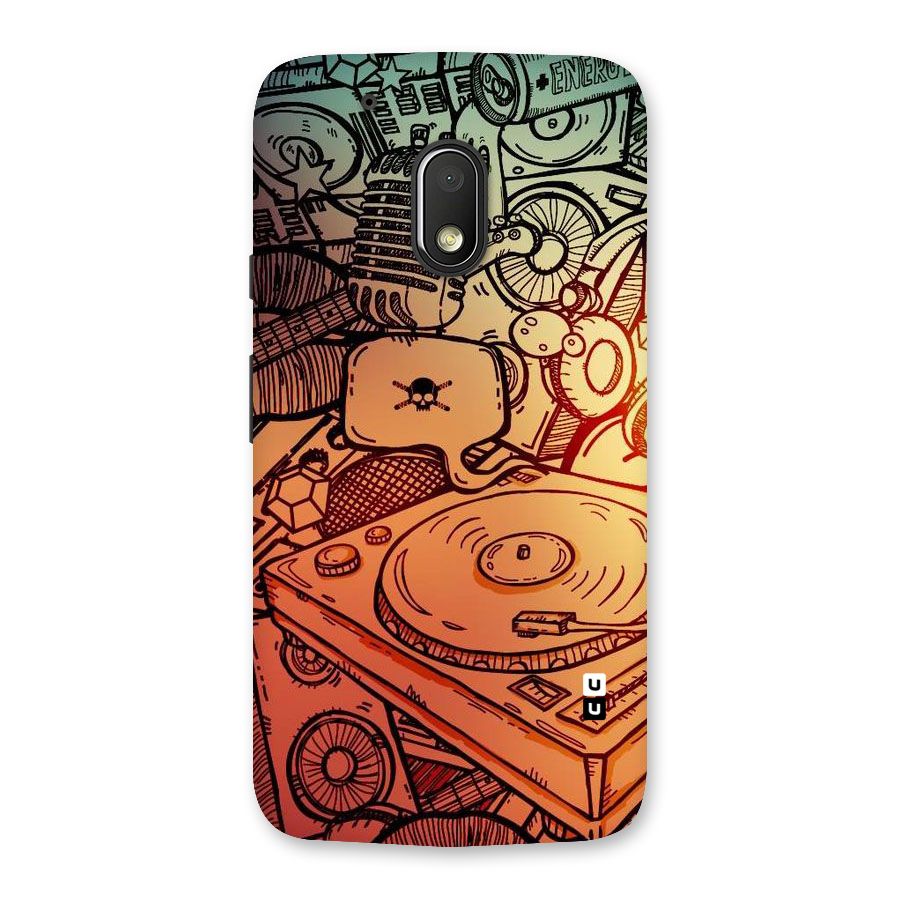 Vinyl Design Back Case for Moto G4 Play