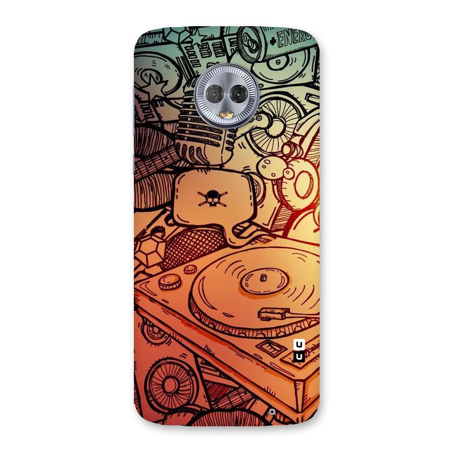 Vinyl Design Back Case for Moto G6 Plus