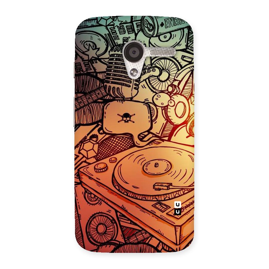 Vinyl Design Back Case for Moto X