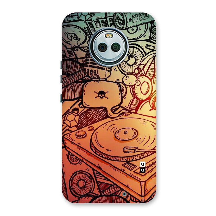 Vinyl Design Back Case for Moto X4