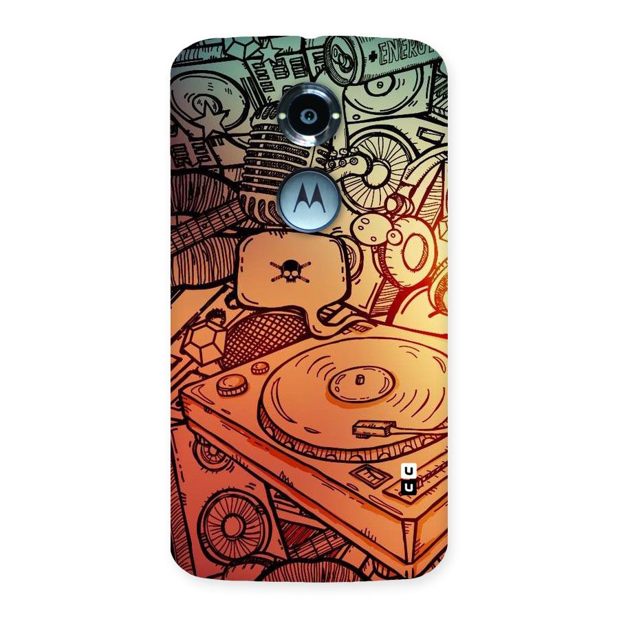 Vinyl Design Back Case for Moto X 2nd Gen