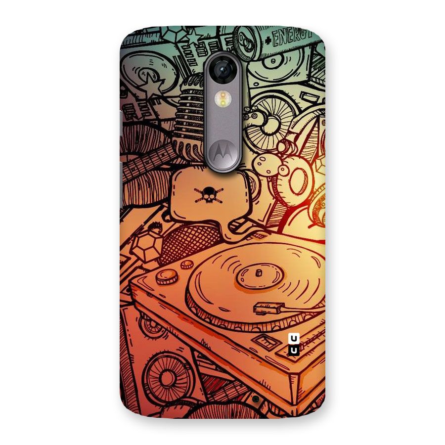 Vinyl Design Back Case for Moto X Force