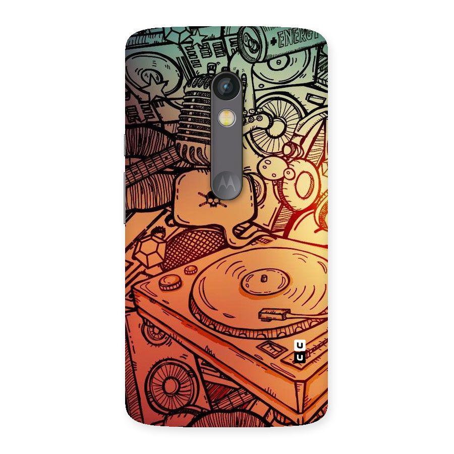 Vinyl Design Back Case for Moto X Play