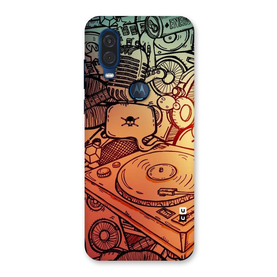 Vinyl Design Back Case for Motorola One Vision