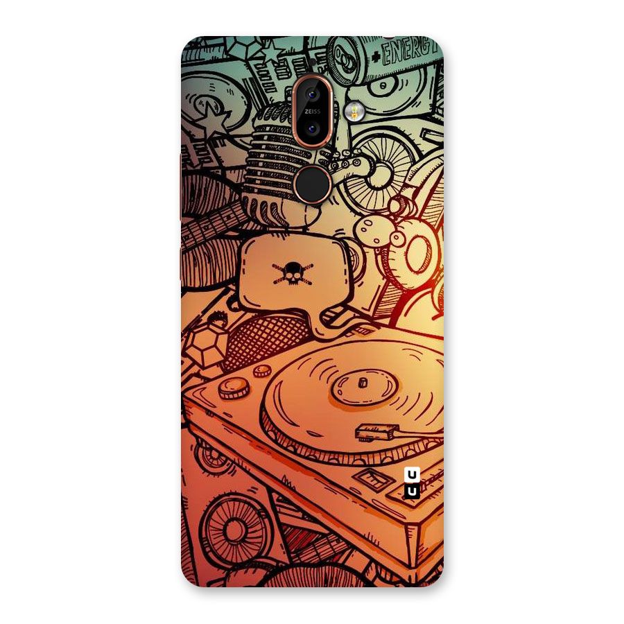 Vinyl Design Back Case for Nokia 7 Plus