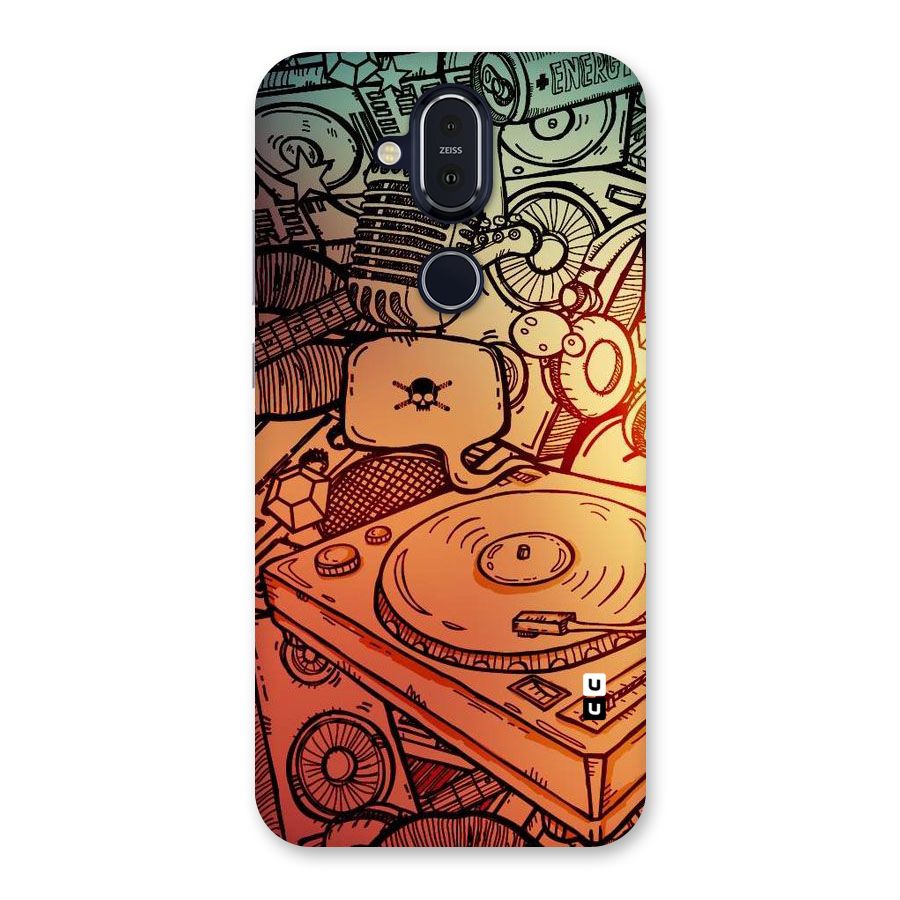 Vinyl Design Back Case for Nokia 8.1
