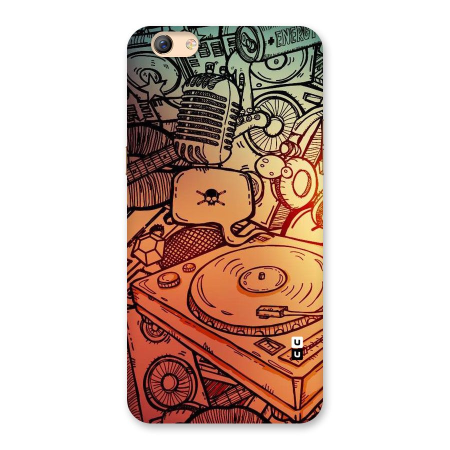 Vinyl Design Back Case for Oppo F3 Plus