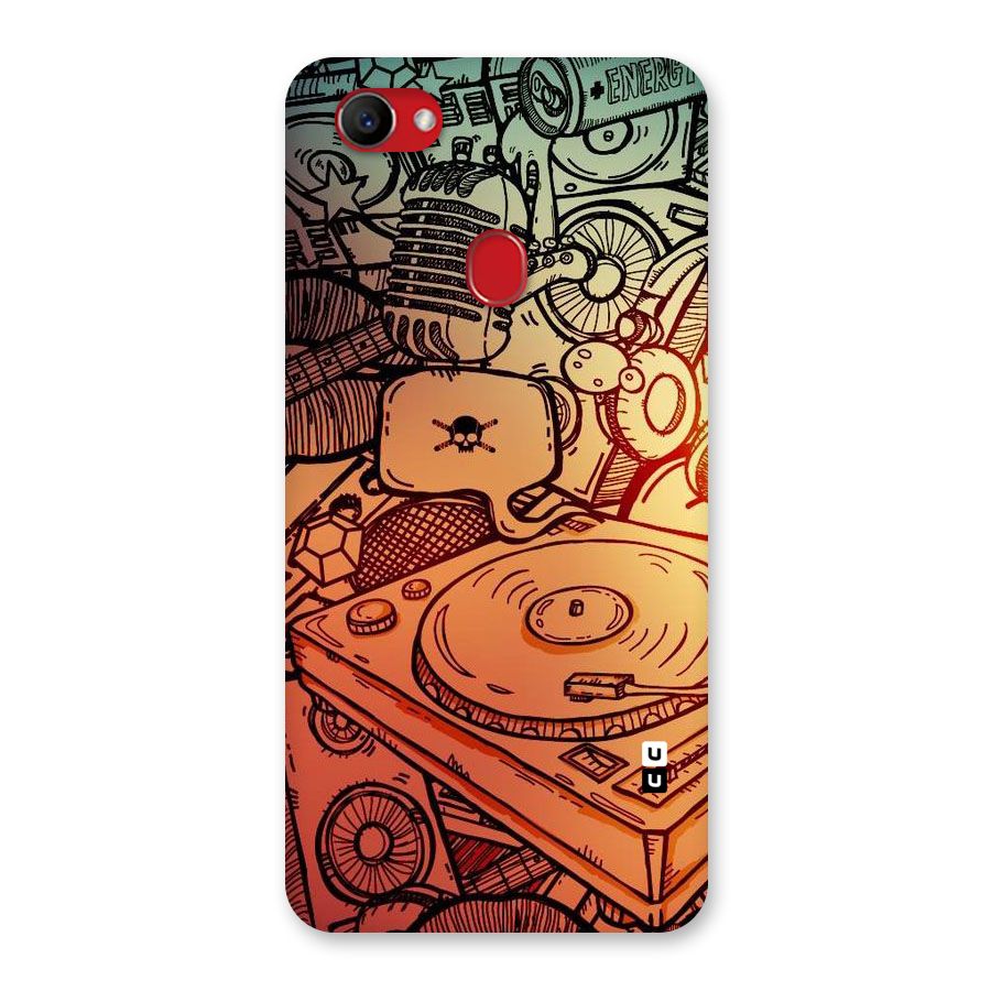 Vinyl Design Back Case for Oppo F7