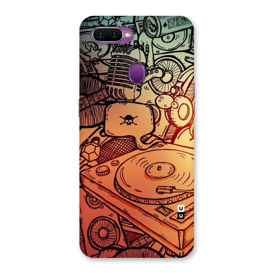Vinyl Design Back Case for Oppo F9