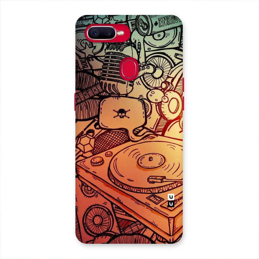 Vinyl Design Back Case for Oppo F9 Pro