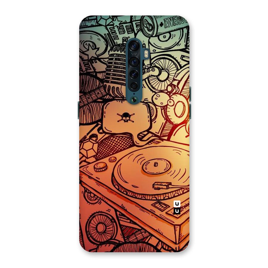 Vinyl Design Back Case for Oppo Reno2