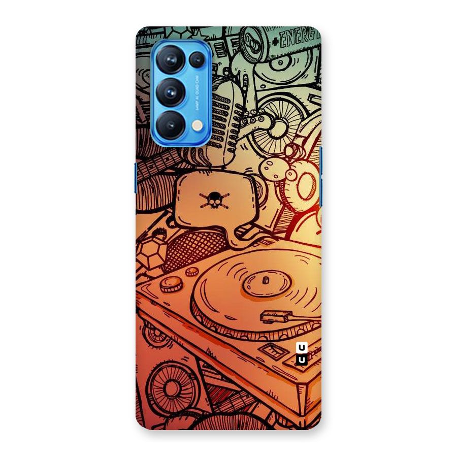 Vinyl Design Back Case for Oppo Reno5 Pro 5G